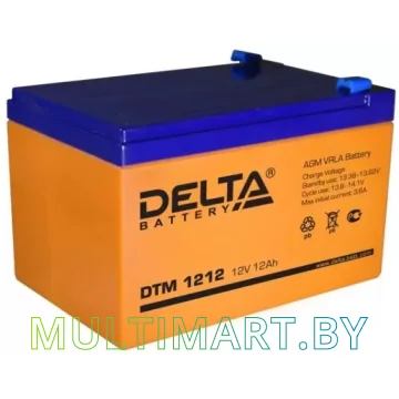 Аккумулятор для ИБП Delta DTM 1212 (12В/12 А·ч)